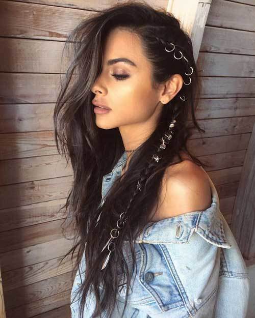 Side Braid Hairstyle Festival Trends