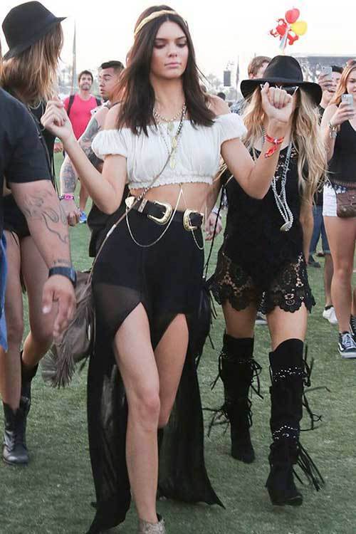 Kendall Jenner Boho Festival Outfit