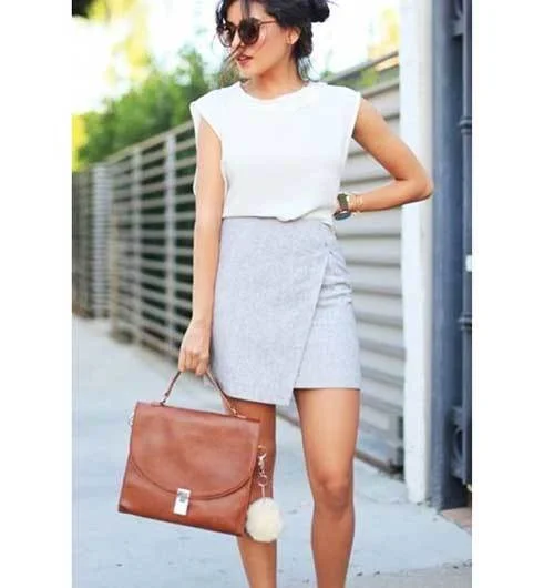 Summer Office Skirt Outfit Ideas