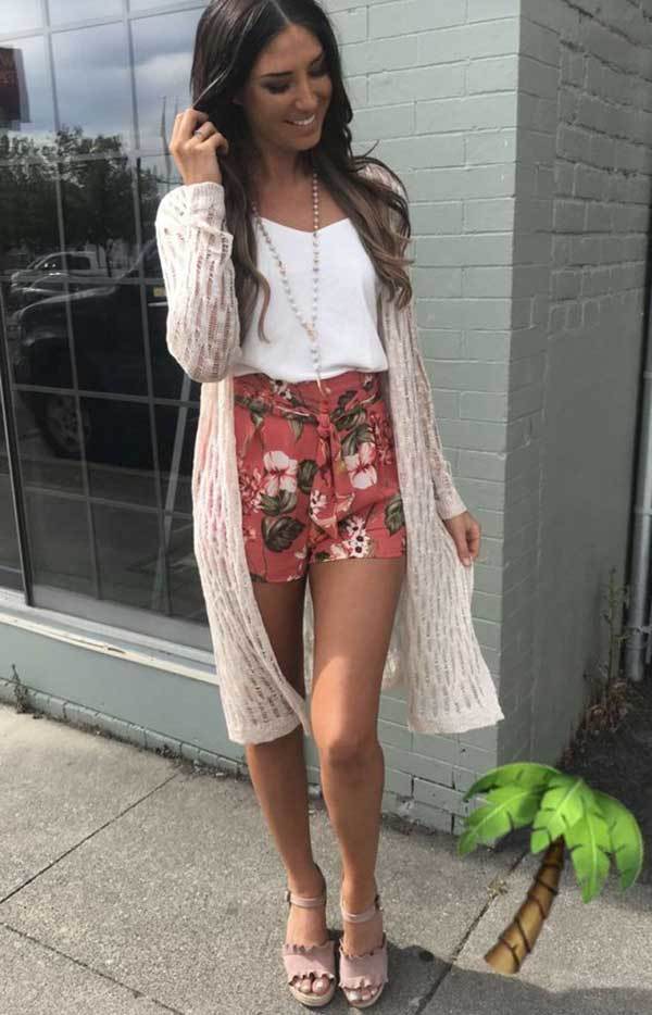 Long Cardigan Summer Outfits for Women-49