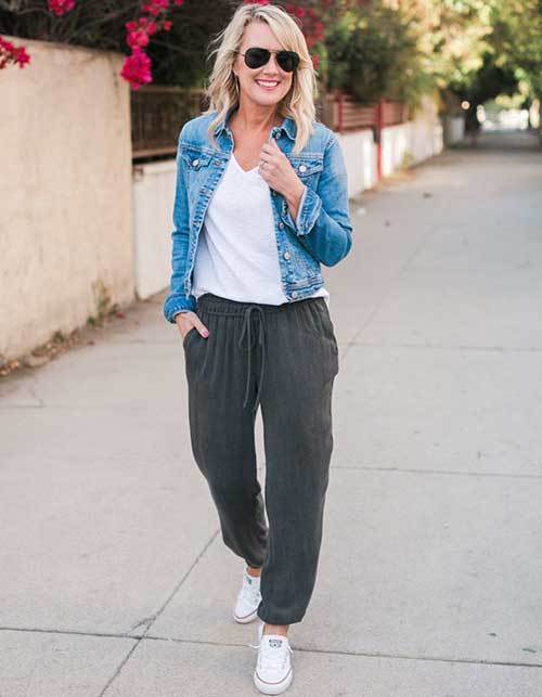 Easy Jogger Pants Outfit Ideas-7