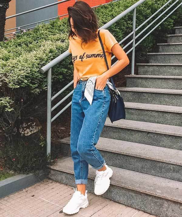 Casual Outfits with Chunky Sneakers