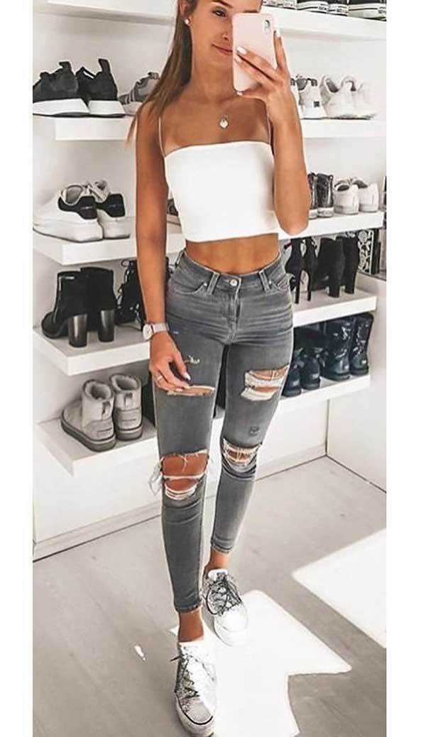 Skinny Jeans Outfit for Women