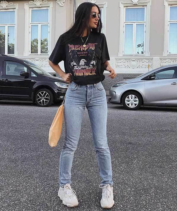 Casual Outfits with Chunky Sneakers