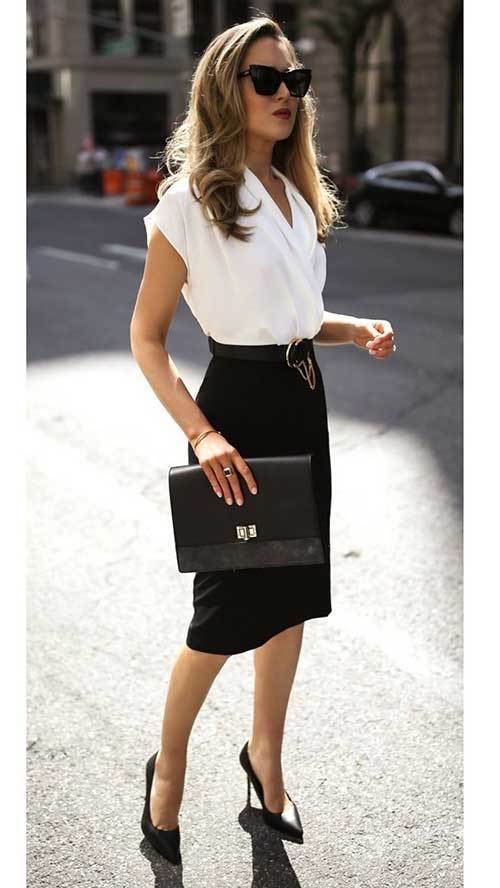 Professional Pencil Skirt Outfits for Women