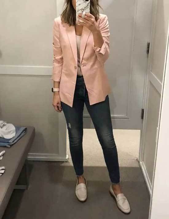 Blazer and Jeans Work Outfits Fall 2019-8