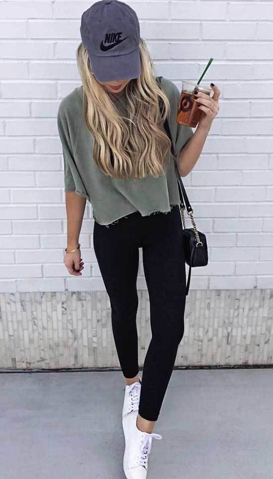 Sporty Casual Spring Outfits 2019