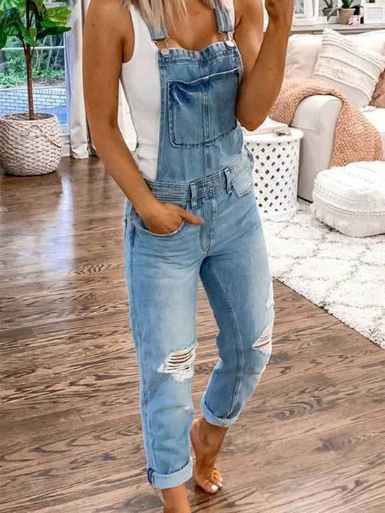Casual Spring Overalls Outfits-30