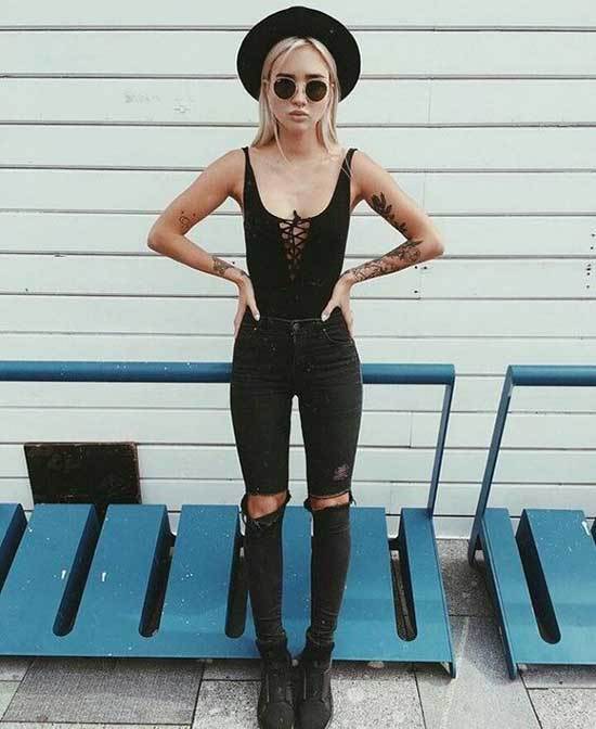 All Black Concert Outfits for Women-18