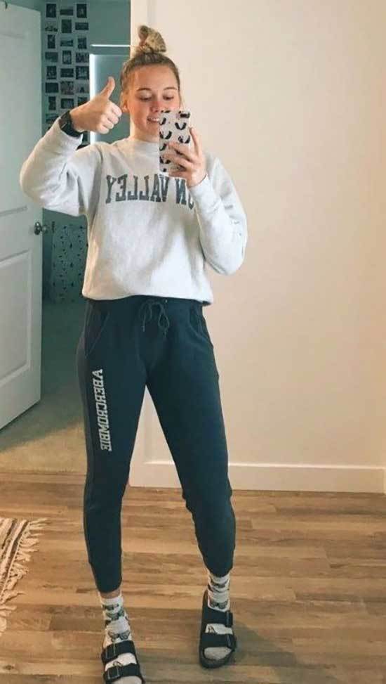 Lazy Day Sweatpants Outfits 2020-20