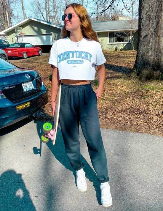 Sweatpants Outfits 2020-32