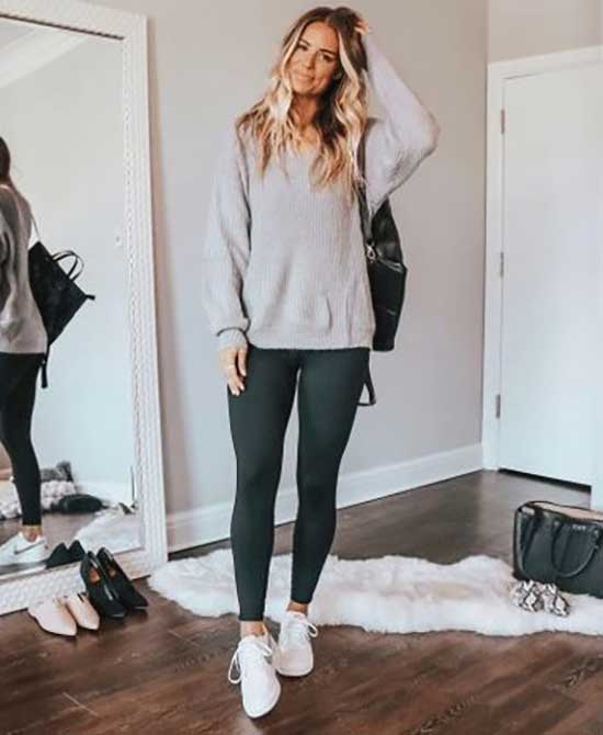 Cute Casual Black Leggings Outfits you can Style in Every Season-cheohanoi.vn