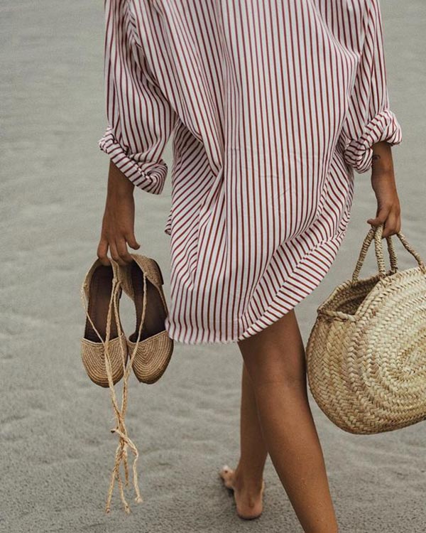 Striped Beach Outfits for Women